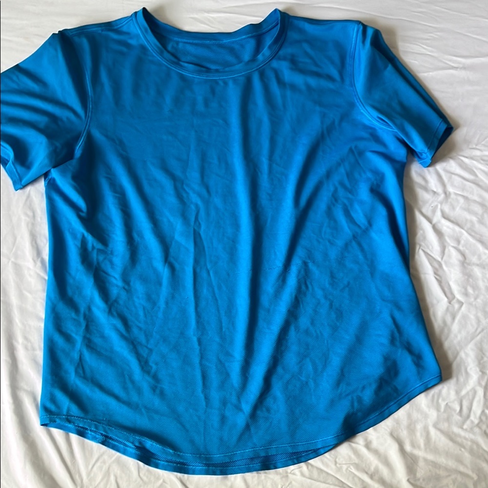 Blue Lululemon shirt